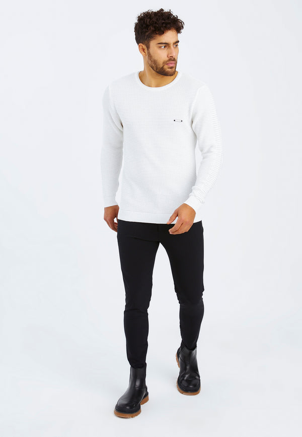 Leif Nelson Strickpullover Feinstrick Rundhals Hotsell