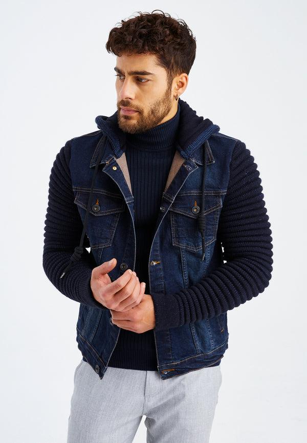 Leif Nelson Jeans-Jacke Kapuze Hotsell