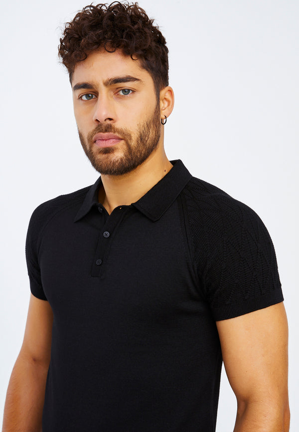 Leif Nelson Polo-Shirt Feinstrick Outlet