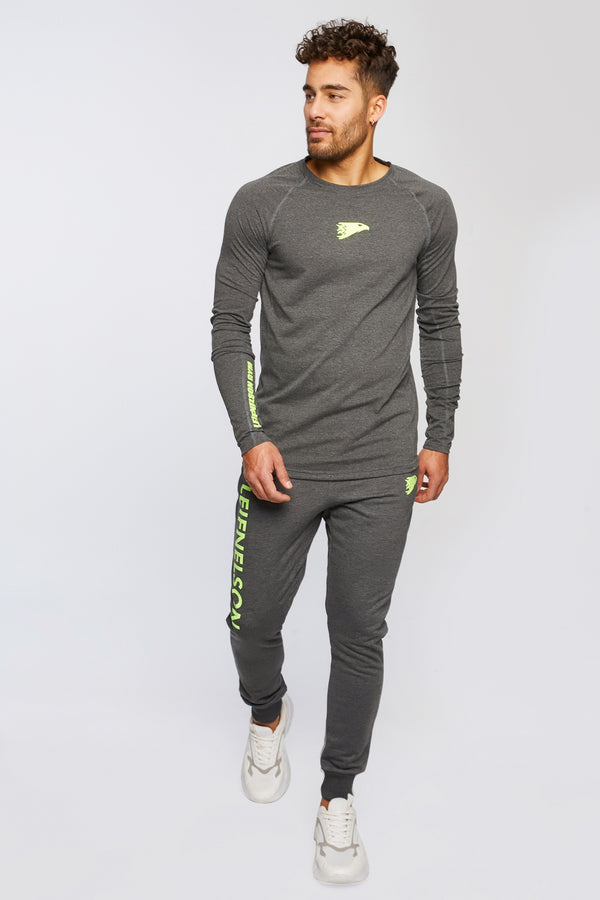 Leif Nelson Gym-Sweatshirt Rundhals Fabrikverkauf