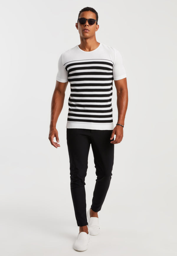 Leif Nelson Rundhals-Shirt Feinstrick Meist gekauft