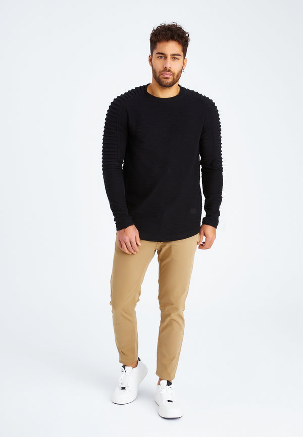 Leif Nelson Longsleeve Rundhals Auslauf