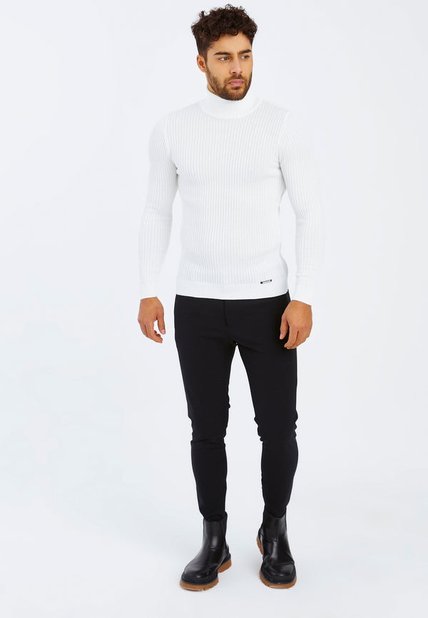 Leif Nelson Feinstrick Rollkragenpullover Auslauf
