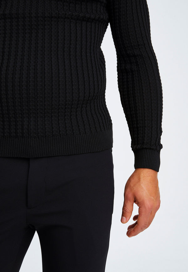 Leif Nelson Feinstrick Rollkragenpullover Günstiger Verkauf