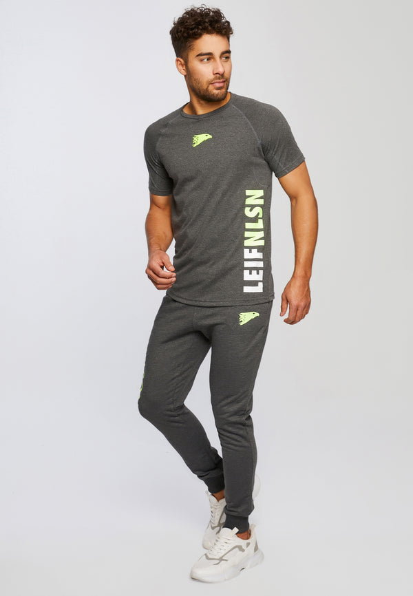 Leif Nelson Gym T-Shirt Rundhals Fabrikverkauf
