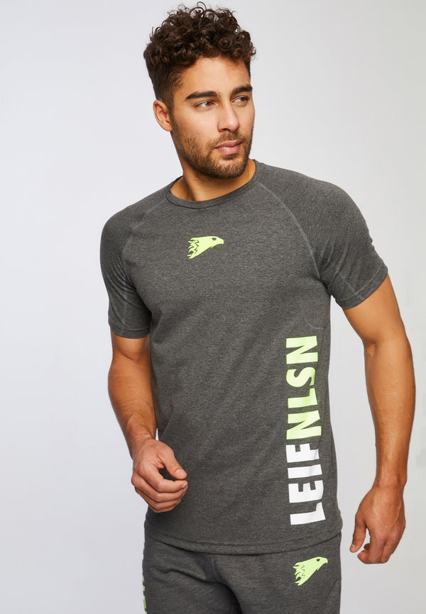 Leif Nelson Gym T-Shirt Rundhals Fabrikverkauf