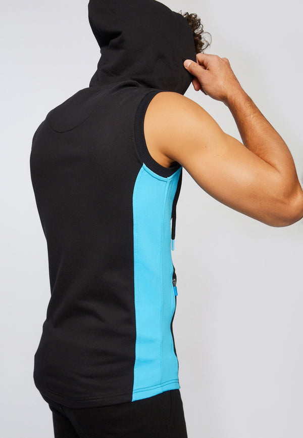 Leif Nelson Gym-Sweatjacke Kapuze Ärmellos im Angebot