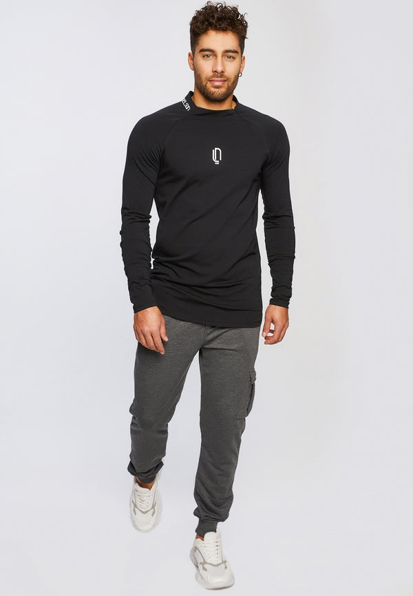 Leif Nelson Gym-Sweatshirt Stehkragen Blitzverkäufe