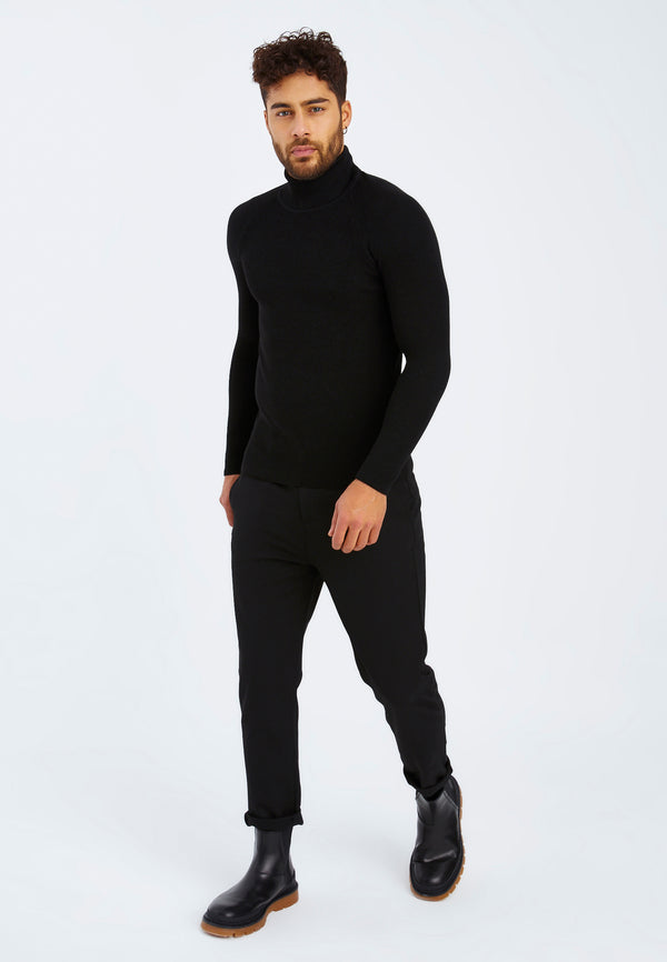 Leif Nelson Feinstrick Rollkragenpullover Verkauf