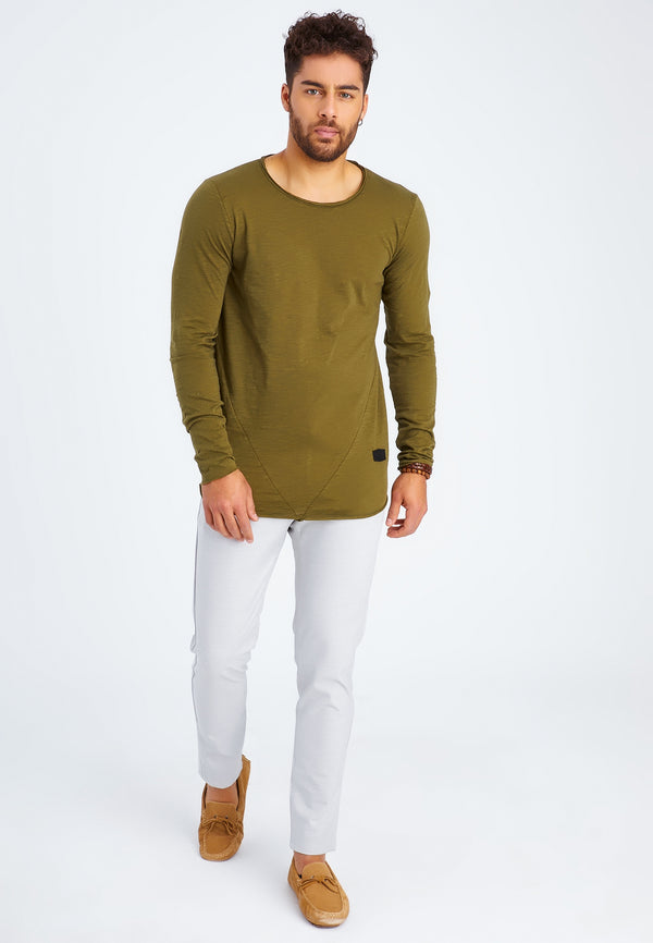 Leif Nelson Longsleeve Rundhals Auslauf