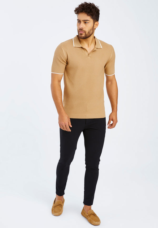 Leif Nelson Polo-Shirt Feinstrick Auslauf