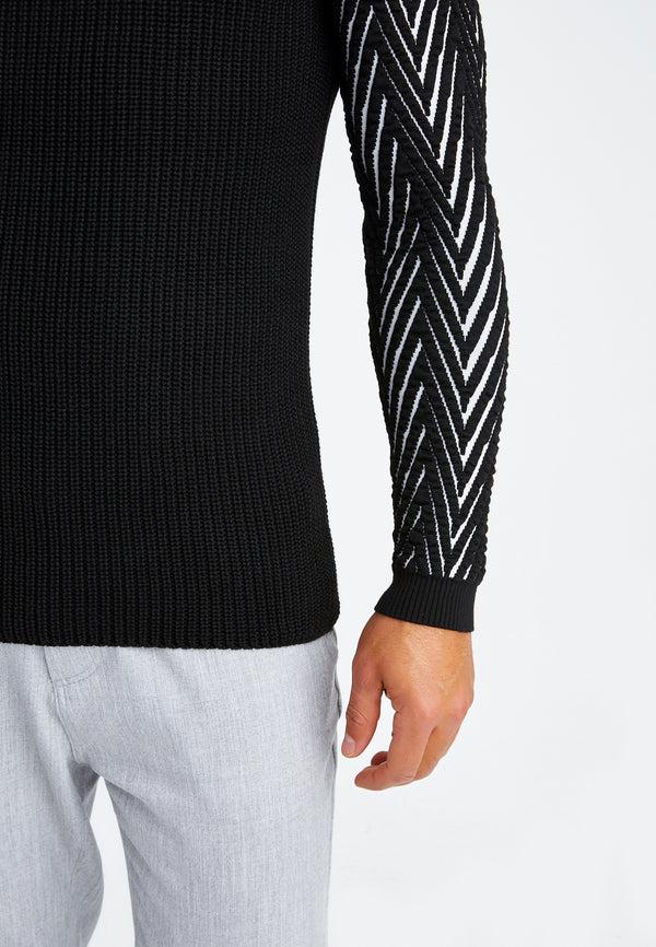 Leif Nelson Strickpullover Grobstrick Rundhals im Angebot