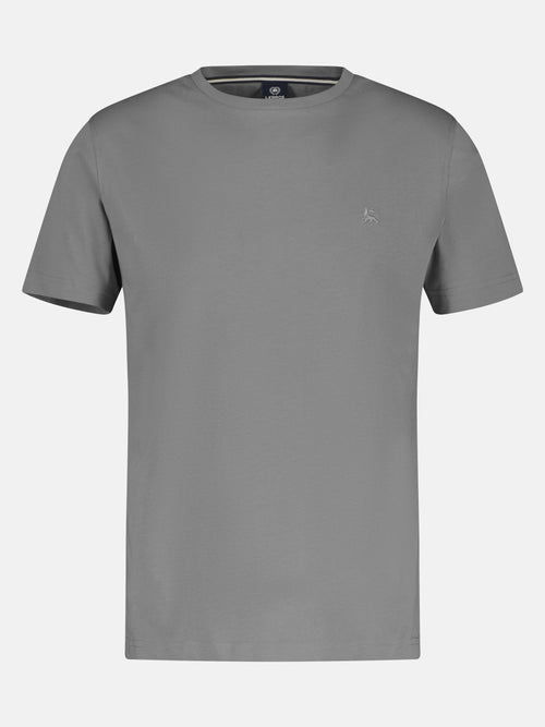﻿Lerros Basic T-Shirt mit Logostitch, unifarben Verkauf