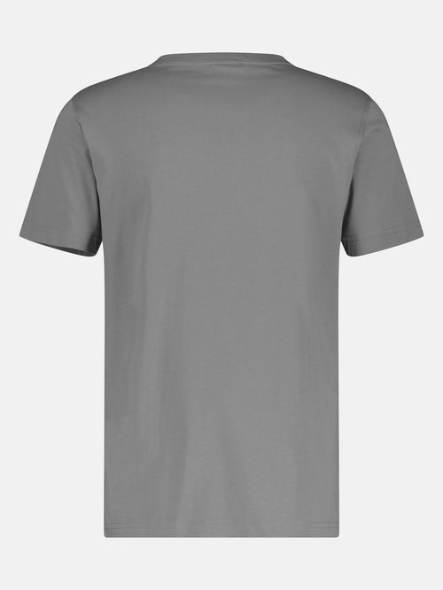 ﻿Lerros Basic T-Shirt mit Logostitch, unifarben Verkauf