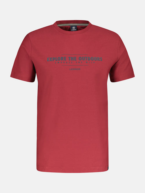 Lerros Baumwoll-T-Shirt für Herren im Angebot