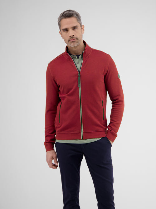 Lerros Sweatjacke in weicher Strukturqualität Lerros Sweatjacke in weicher Strukturqualität