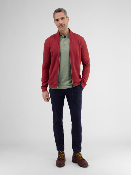 Lerros Sweatjacke in weicher Strukturqualität Meist gekauft