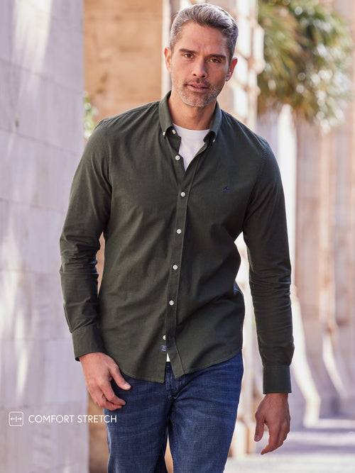 Lerros Oxfordhemd mit Stretchanteil und Button-down-Kragen Lerros Oxfordhemd mit Stretchanteil und Button-down-Kragen