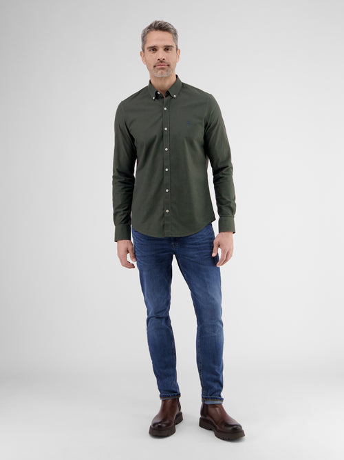 Lerros Oxfordhemd mit Stretchanteil und Button-down-Kragen Blitzverkäufe