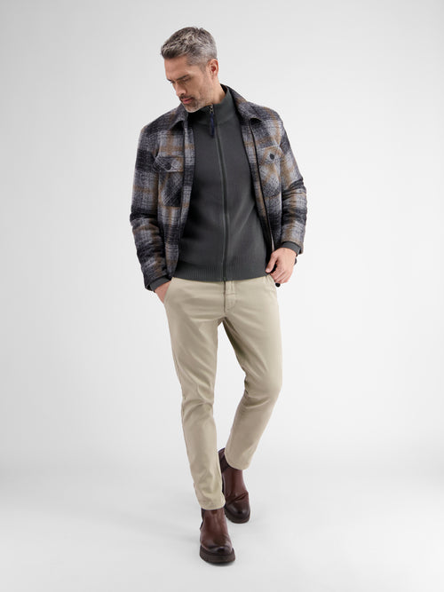 Lerros Leichte Strickjacke für Herren mit schmaler Rippstruktur Günstiger Verkauf