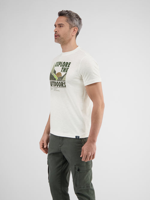 Lerros T-Shirt mit Outdoor-Brustprint Auslauf