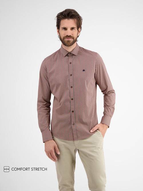 Lerros Herren Langarmhemd in Poplin-Stretchqualität Verkauf