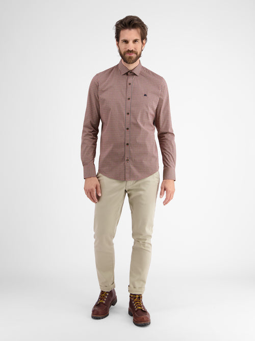 Lerros Herren Langarmhemd in Poplin-Stretchqualität Verkauf