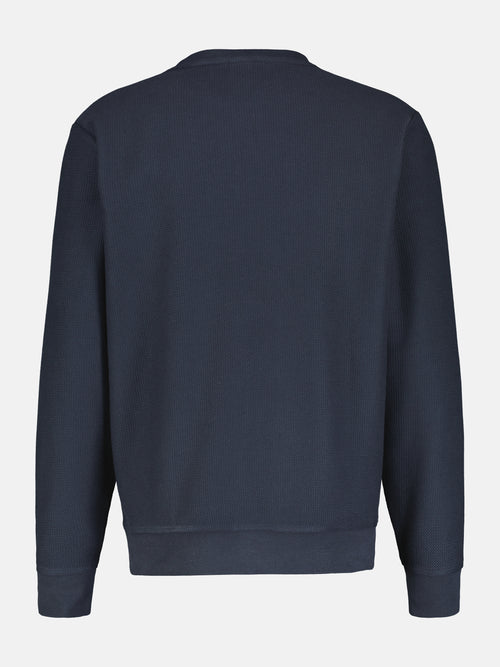 Lerros Herren Sweatshirt in weicher, vorgewaschener Strukturqualität Online