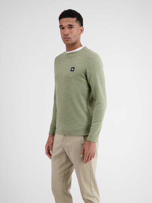 Lerros Herren Langarmshirt in Strukturqualität Verkauf