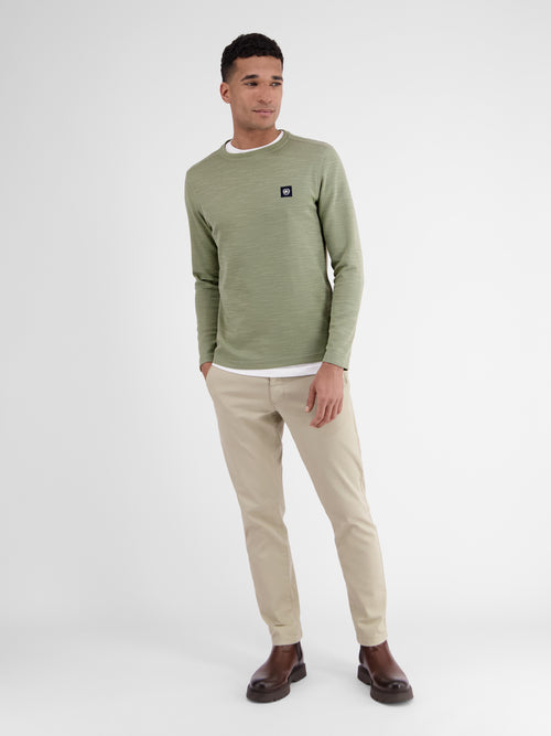 Lerros Herren Langarmshirt in Strukturqualität Verkauf