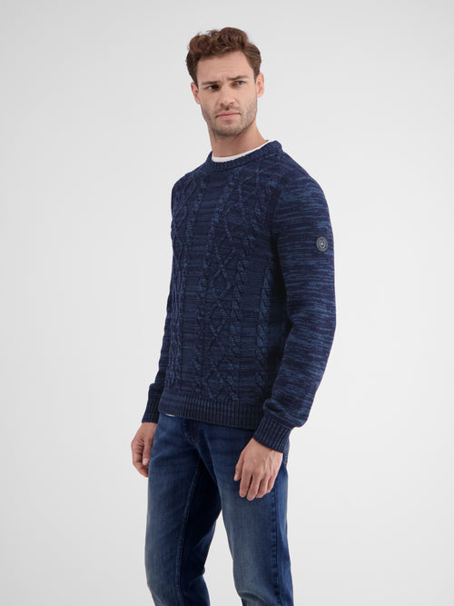 Lerros Herren Strickpullover mit klassisch-modernem Kabelstrickmuster Hotsell