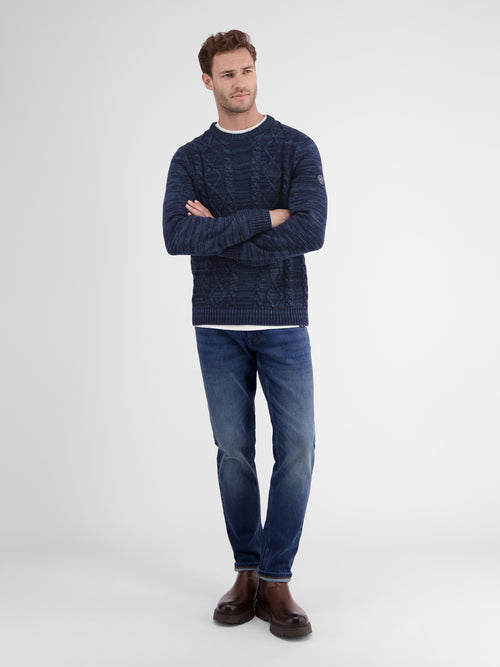 Lerros Herren Strickpullover mit klassisch-modernem Kabelstrickmuster Hotsell