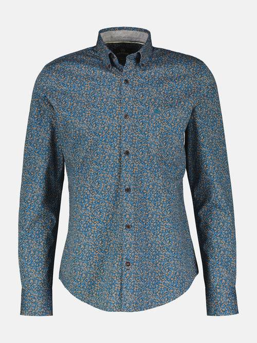 Lerros Poplinhemd mit floralem Minimalprint Online
