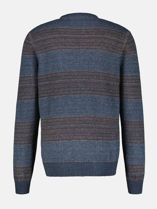 Lerros Strickpullover in Melange-Streifenoptik Hotsell
