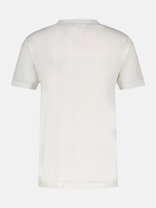 Lerros T-Shirt mit Brustprint, unifarben Meist gekauft