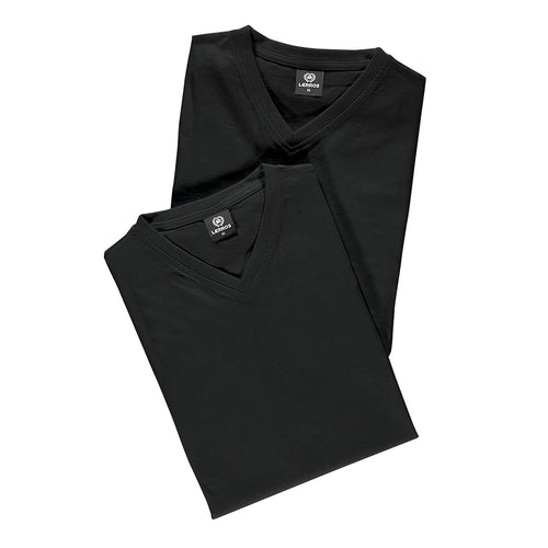 Lerros V-Neck Doppelpack Herren T-Shirt in Premium Baumwollqualität Outlet