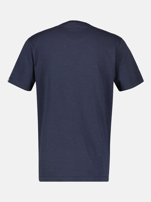 Lerros V-Neck-Shirt mit Brustprint Günstiger Verkauf