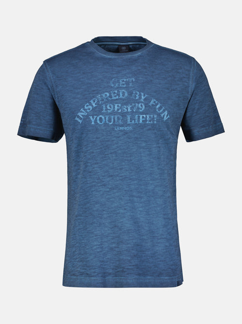 Lerros Herren T-Shirt mit Brustprint Outlet