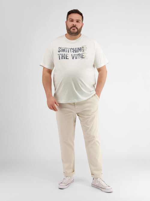 Lerros Herren T-Shirt mit Brust-Print Verkauf