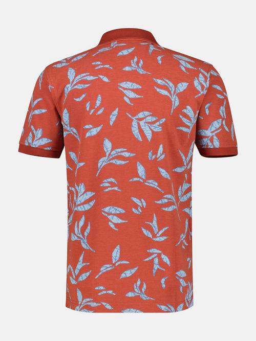 Lerros Poloshirt mit floralem Druck und abgesetzen Details im Angebot