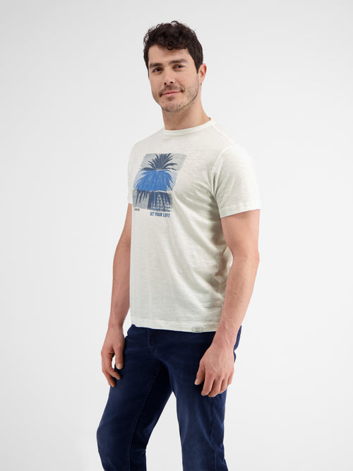 Lerros Rundhals T-Shirt mit Fotoprint im Angebot