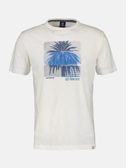 Lerros Rundhals T-Shirt mit Fotoprint im Angebot