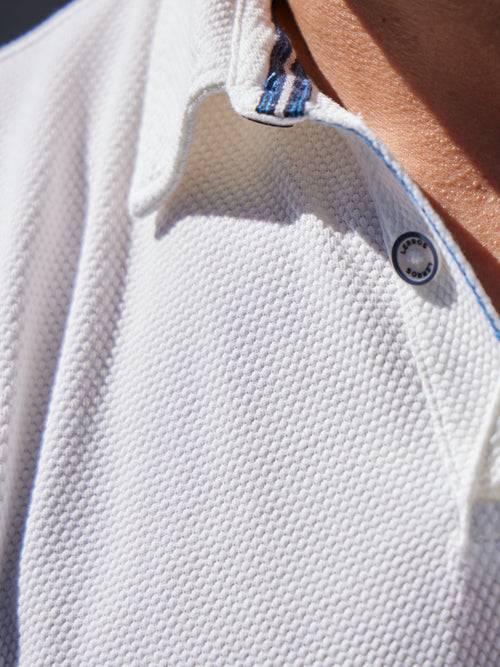Lerros Herren Poloshirt in sportiver Waffelpiquéqualität Schlussverkauf