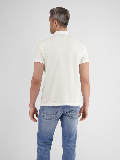 Lerros Herren Poloshirt in sportiver Waffelpiquéqualität Schlussverkauf
