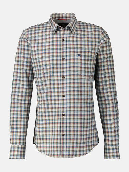 Lerros Langarmhemd , kariert, verdeckter Button-down-Kragen Meist gekauft