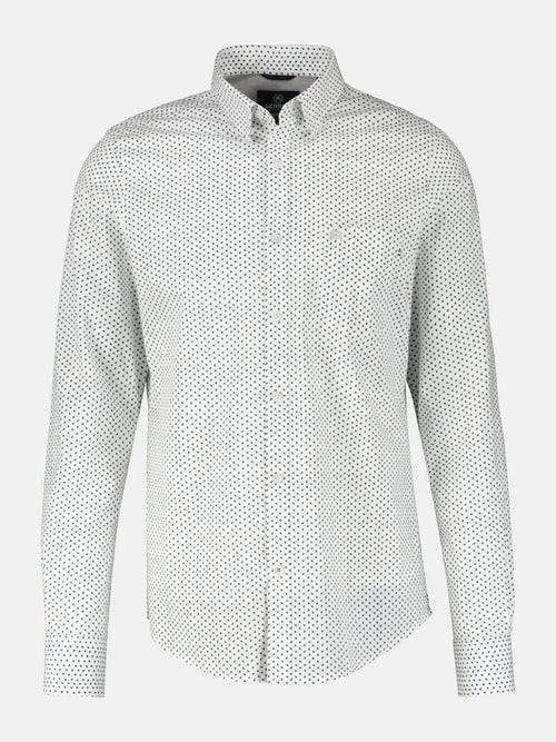 Lerros Poplinhemd mit Minimalprint im Angebot