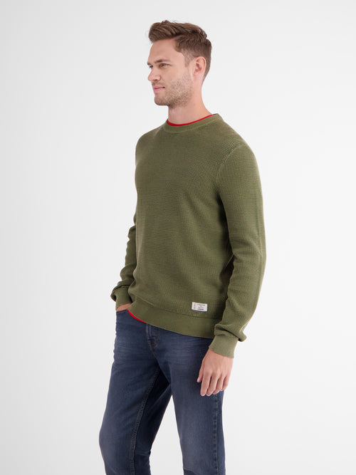 Lerros Strickpullover, O-Neck Schlussverkauf