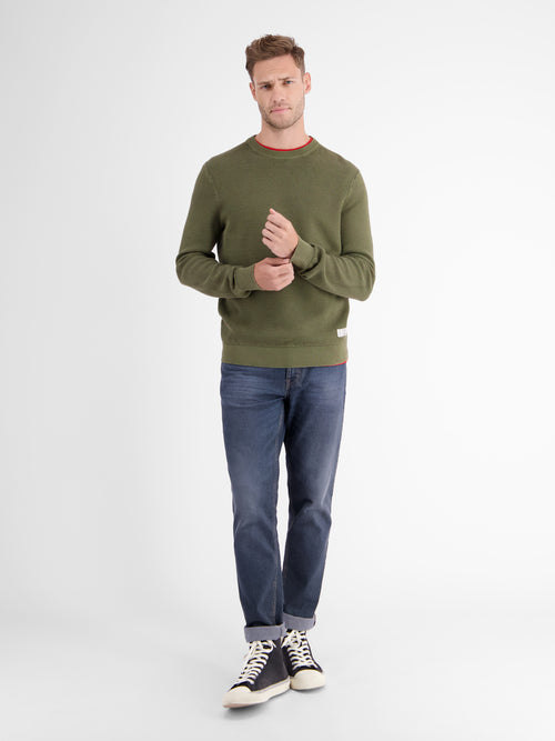 Lerros Strickpullover, O-Neck Schlussverkauf