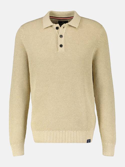 Lerros Langarm Strickpolo Auslauf