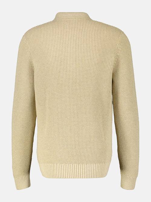 Lerros Langarm Strickpolo Auslauf